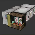 Modern Residential Building With Terrace Patio Chairs Plants And Flat Roof Design
