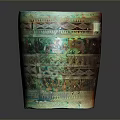 Colorful Ceramic Decorative Container With Intricate Geometric Patterns For Home Use