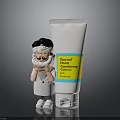 Cartoon Figure With White Headscarf Next To Taylor's Boots Classic Shaving Cream
