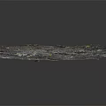 Rocky Terrain With Rough Surface Green Gray Spots And Natural Geological Textures