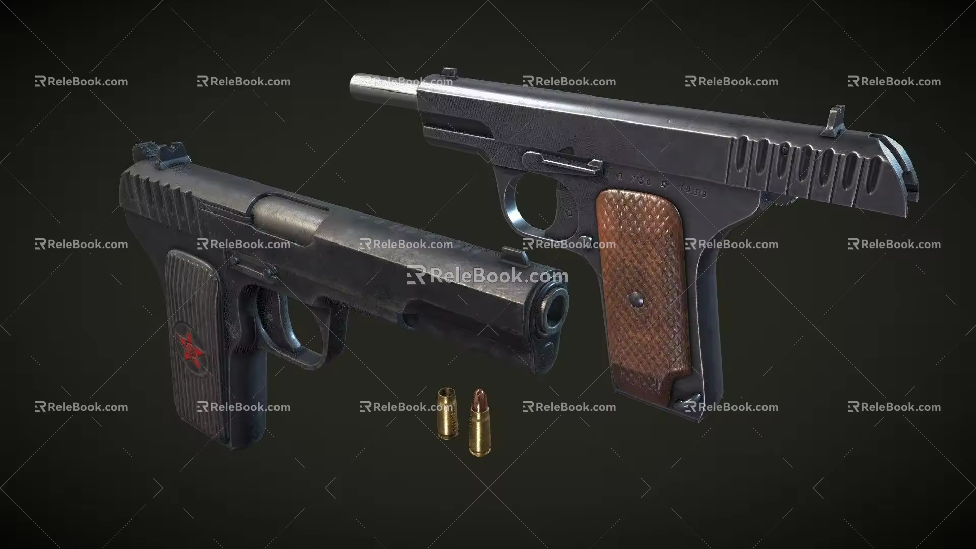 Weapon class pistol 3d model