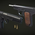 Weapon class pistol 3d model