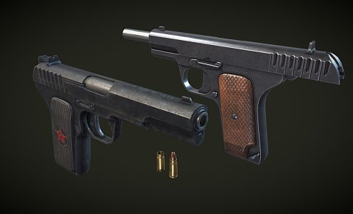 Weapon class pistol 3d model