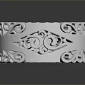 Elegant Silver Fashion Ring With Intricate Cutout Patterns And Stylish Design 3d model