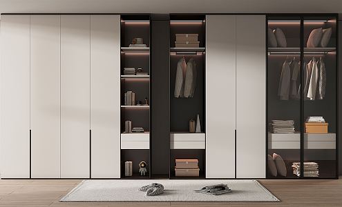 Modern wardrobe 3d model