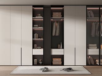 Modern wardrobe 3d model