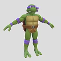Teenage Mutant Ninja Turtles Game Character Animation Character Cartoon Character Animation Character 3d model