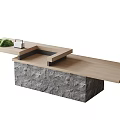 Reception Desk Front Desk 3d model