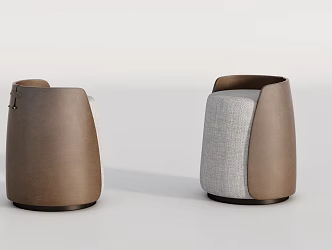 Round stool sofa stool round pier 3d model
