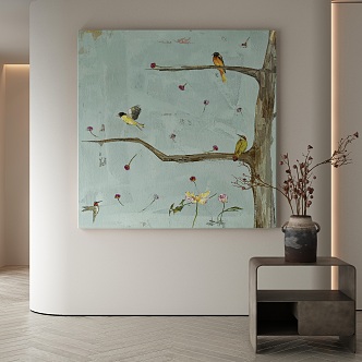 modern decorative painting 3d model