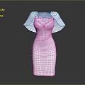 White Slim Fit Women's Dress With Elegant Shawl Design And Classic Style