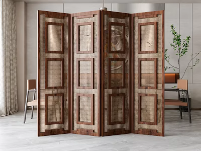 Screen partition 3d model