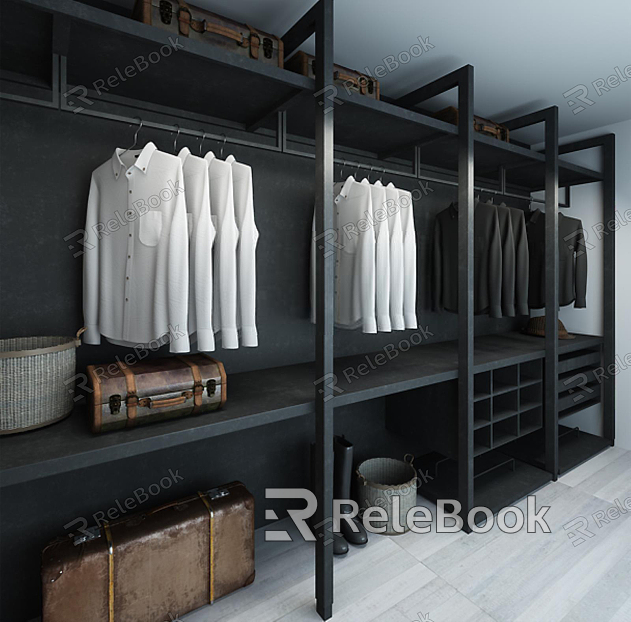 Industrial LOFT wardrobe model