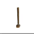 Durable Hammer Hardware Tool With Sturdy Metal Head And Wooden Handle For DIY Projects
