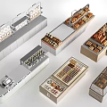 Stylish Display Shelves with Modern Design for Retail Store Product Organization and Storage
