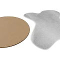 Soft Woven Shaped Rugs In Round And Irregular Designs For Home Decor