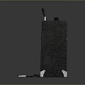 Silvertone Computer Speaker System With Black Design And Audio Cable For Desktop Audio Use