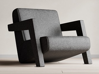 Modern Single Sofa 3d model