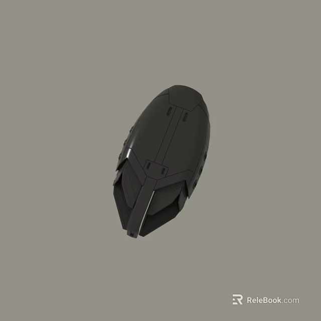 Black Modern Tech Accessory Featuring Geometric Structure And Sleek Contemporary Design 3d model 