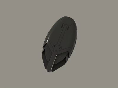 Black Modern Tech Accessory Featuring Geometric Structure And Sleek Contemporary Design 3d model