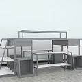 Modern Display Shelves Featuring Multi Tiered Racks And Sleek Neutral Design