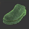 Black Casual Clog Shoes With Yellow Stitching And Thick Sole For Daily Use