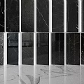 Modern Black Marble Wall Paneling Collection With Various Textures And Designs 3d model