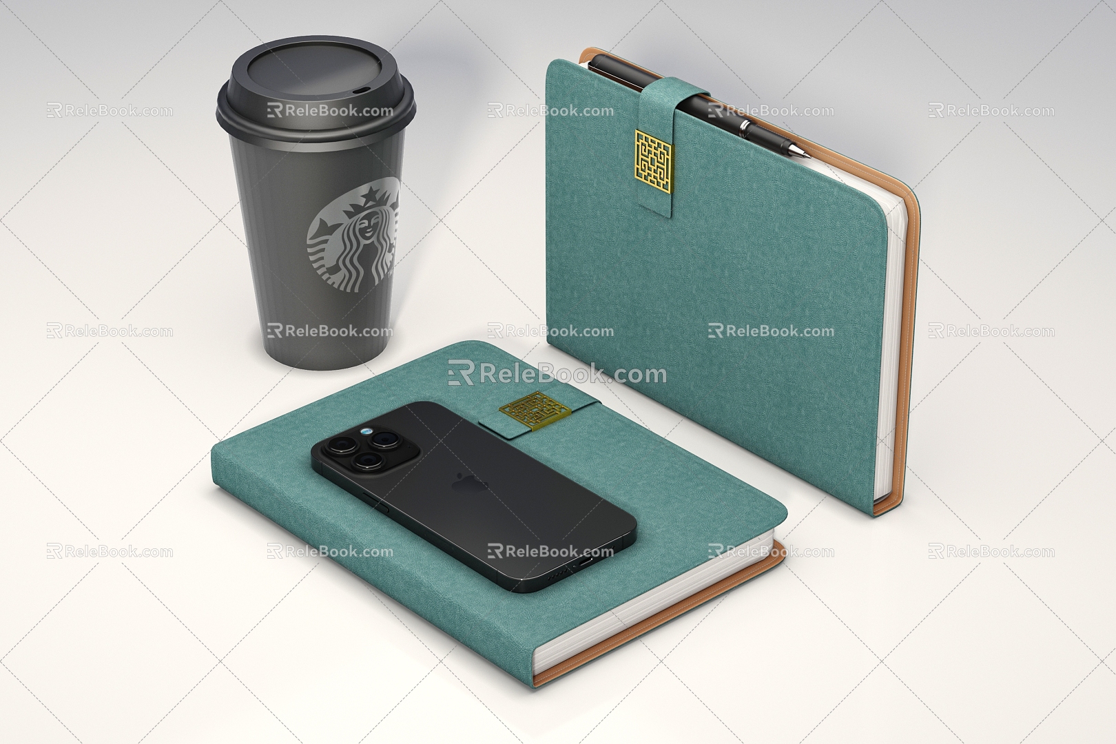 Notepad Notebook Business Office Meeting Notebook Office Supplies 3d model