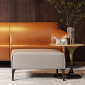 Modern LEOLUX double sofa 3d model