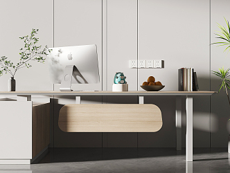 Modern desk 3d model