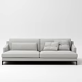Modern double sofa 3d model