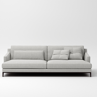 Modern double sofa 3d model