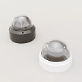 Black And White Dome Projection Surveillance Cameras For Security Monitoring Use