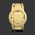 Gold Ring With Blue Gemstone Sleek Design And Shiny Surface For Daily Use