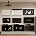 Modern TV Projection Curtain Projector 3d model