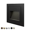 Modern Square Wall Sconces In Beige Brown White Colors With Grille Design For Interior Lighting