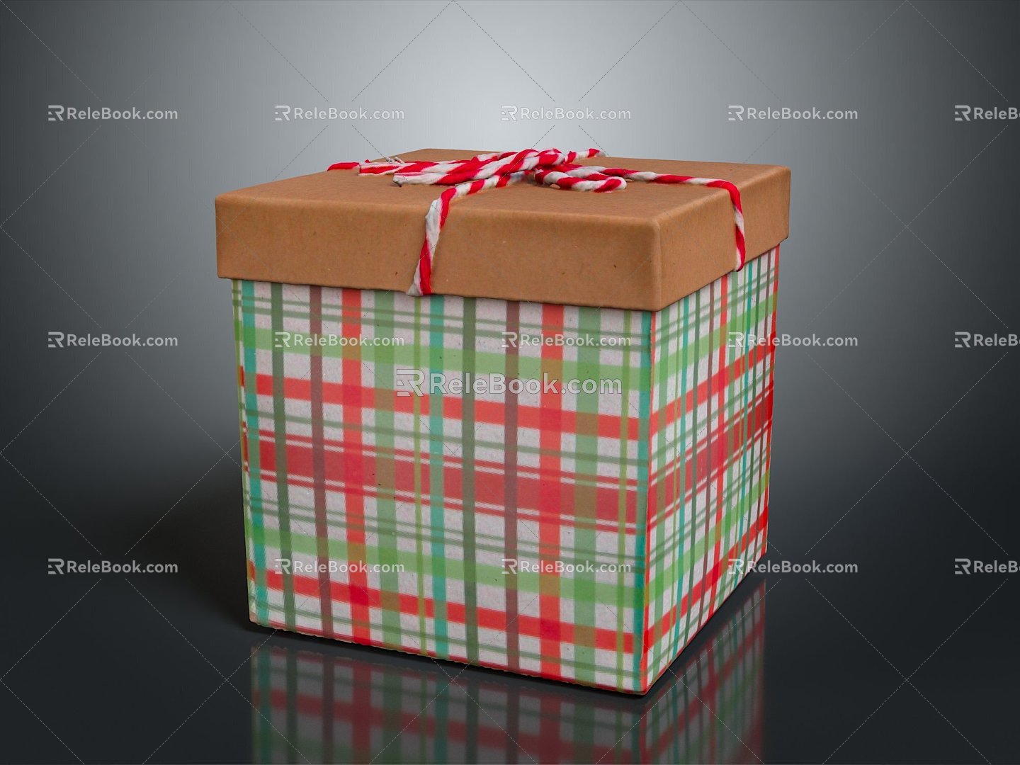 Gift Box Ribbon Box Birthday Gift Packaging Box Gift model