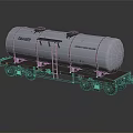 DANNER Grey Iron Tanker Car With Ladder And Railway Wheels Design