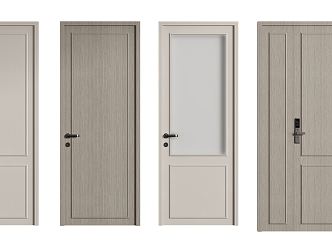 Modern swing door 3d model