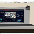 Municipal Transportation Industry Data Monitoring Analysis With Large Screen Charts And Control Console