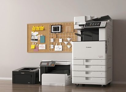 Modern Printers 3d model