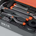 Hardware tools installation tools screwdriver wrench nose pliers claw hammer batch head Allen wrench 3d model