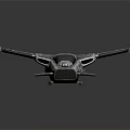 Futuristic Spacecraft Design For Space Exploration With Sleek Structure Multiple Engines And Metallic Texture