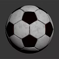 Classic Black And White Soccer Ball As Essential Sports Equipment
