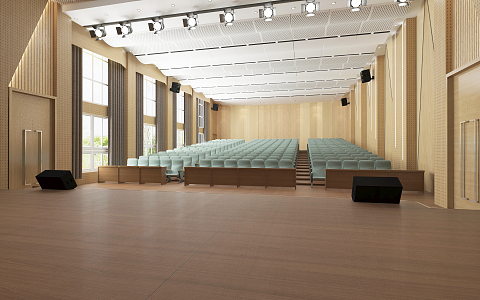 Modern Conference Hall Report Hall 3d model