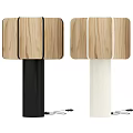 Collection of Middle Style Table Lamps 3d model