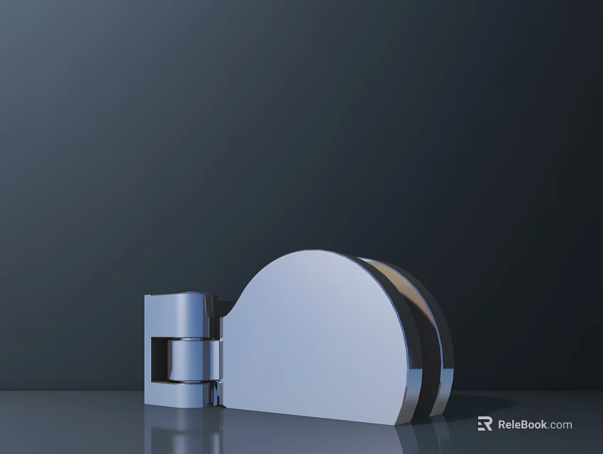 Smart Machine With Modern Sleek Metal Surface And Curved Design Elements 3d model