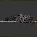 Natural Wood Stone Block With Rough Surface And Natural Texture For Decorative Craft