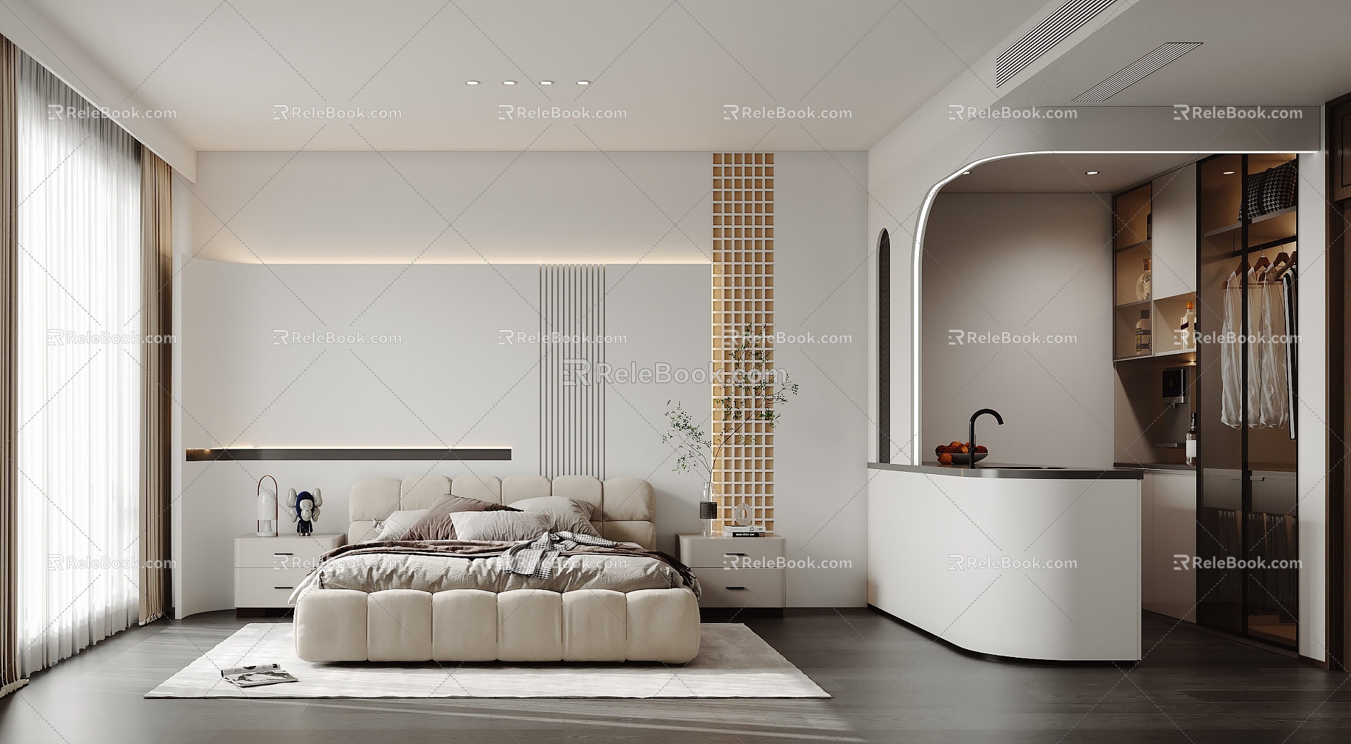 Dao Heng renderings design, bedroom 3d model