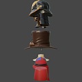 Hat and Helmet Pack 7 3d model